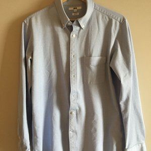 Blue uniqlo dress shrit